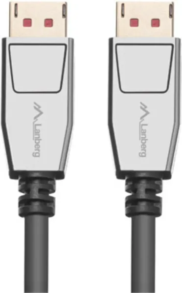 Cable displayport lanberg 1m - macho -  macho - negro