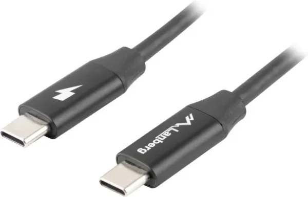 Cable USB Lanberg 2.0 Macho/USB C Macho Quick Charge 4.0 1.8M Negro