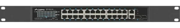 Switch Lanberg 24 Ptos 100MB PoE+/2X Combo Gigabit Ethernet 360W V2 Rack 19"