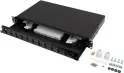 Patch Panel Lanberg 1U 19" Fibra Optica 12 Pts Sc Duplex o 12 Lc Quad Bk+Acc