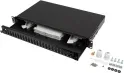 Patch Panel Lanberg 1U 19" Fibra Optica 24 Pts Sc Duplex o 24 Lc Quad Bk+Acc