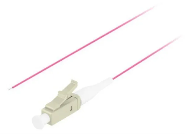 Cable Pigtail Fibra Optica Lanberg Lc/Upc Om4 50/125 2M Multimodo Violeta