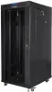 ARMARIO LANBERG RACK 19" 27u 800X1000 FLAT PACK NEGRO PUERTA CRISTAL CON LCD