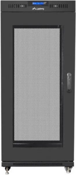 Armario lanberg rack 19 pulgadas 15u 800x1000 negro