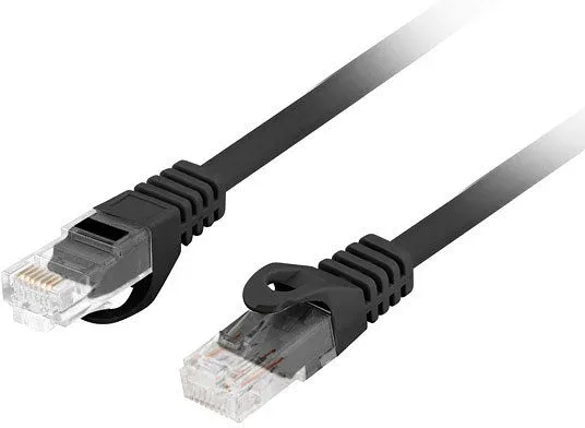 Cable red lanberg latiguillo cat.6 utp lszh cu 2m negro fluke passed