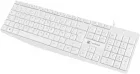 Teclado Natec Nautilus Slim Layout USB Blanco