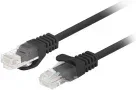 Cable Red Lanberg Latiguillo Cat.6 Utp 0.25M Negro Fluke Passed (Pack 10 Uds)