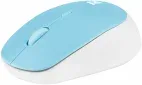 Raton Natec Harrier 2 Optico 1600Dpi Azul/Blanco Bluetooth Pilas