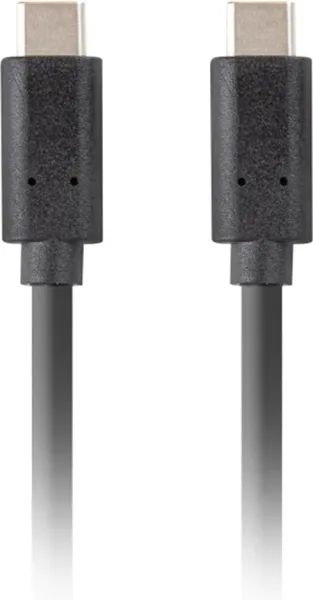 Cable USB tipo c lanberg 0.5m - macho - macho - negro