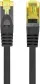Cable Red Lanberg Latiguillo Cat.6A S/Ftp Lszh Cu 1.5M Negro Fluke Passed