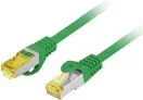 Cable Red Lanberg Latiguillo Cat.6A S/Ftp Lszh Cu 1M Verde Fluke Passed