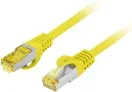 Cable Red Lanberg Latiguillo Cat.6A S/Ftp Lszh Cu 0.5M Amarillo Fluke Passed