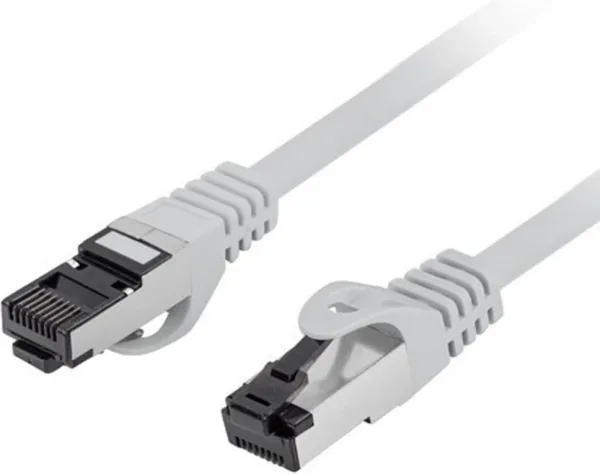 Cable red lanberg latiguillo cat.8.1 s - ftp lszh cu 0.25m gris fluke passed
