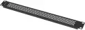 Panel Ciego Lanberg 1U 19" Perforado Negro