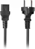 CABLE DE ALIMENTACION LANBERG SCHUKO CEE 7/7 A IEC320 C13 1.8M VDE RECTO