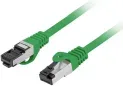 Cable Red Lanberg Latiguillo Cat.8.1 S/Ftp Lszh Cu 0.5M Verde Fluke Passed