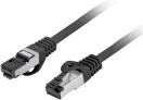 Cable Red Lanberg Latiguillo Cat.8.1 S/Ftp Lszh Cu 1M Negro Fluke Passed
