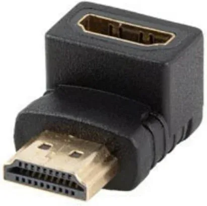 ADAPTADOR 4K LANBERG HDMI(M) A HDMI(H) ANGULO ABAJO