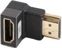 ADAPTADOR 8K LANBERG HDMI(M) A HDMI(H) ANGULO ABAJO ALUMINIO PLATA