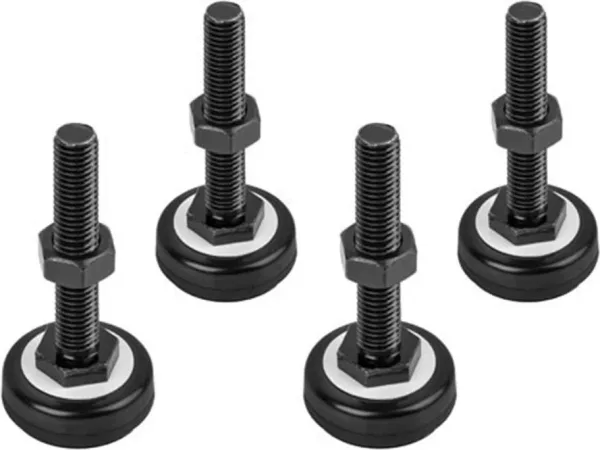 Pie lanberg m10 para armario rack 4 unidades