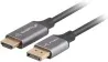 Cable Lanberg DisplayPort a HDMI 4K Macho/Macho 1M Negro -Plata
