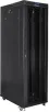 ARMARIO LANBERG RACK 19" 42U 600X1200 FLAT PACK NEGRO PUERTA CRISTAL CON LCD