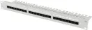 Patch Panel Lanberg 24 Puertos 1U 19" Cat.6 Utp con Organizador Cables Gris