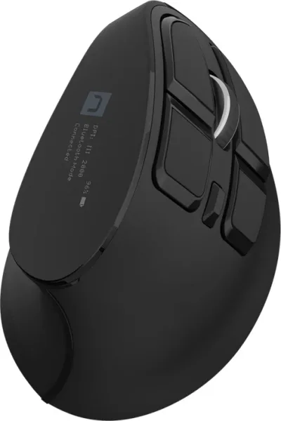 Raton Natec Euphonie Pro Vertical Diestro 4000 Dpi Negro Bluetooth Pilas