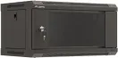 ARMARIO LANBERG MURAL RACK 19" 4U 540X350 FLAT PACK NEGRO PUERTA CRISTAL