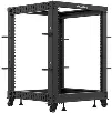 ARMARIO LANBERG ABIERTO RACK 19" 15U 600X600 AJUSTABLE HASTA 1100 NEGRO
