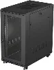 ARMARIO LANBERG RACK 19" 22U 600X1000 FLAT PACK PUERTA PERFORADA NEGRO