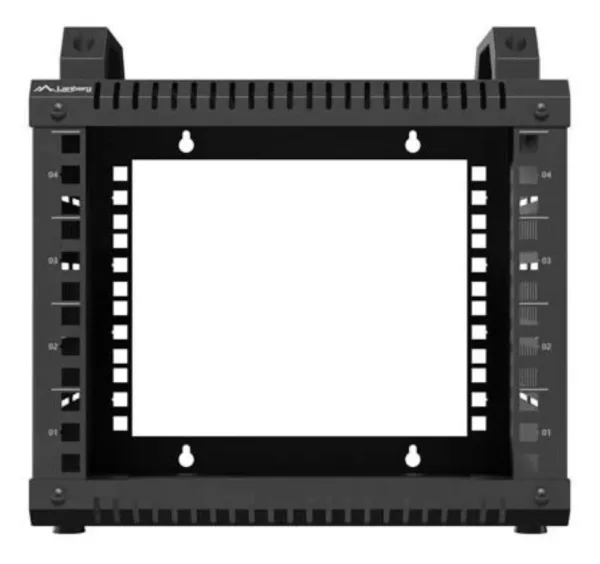 Armario Rack Lanberg Abierto 10" 4U 280X300 Negro