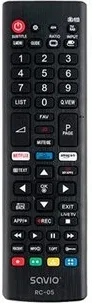 MANDO TV SAVIO RC-05 COMPATIBLE LG SMART TV