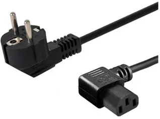 Cable Alimentación Savio Angular Schuko-Iec C13