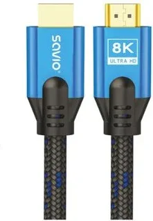 Cable HDMI 2.1 (M) Trenzado 8K Savio Cl-169 5M
