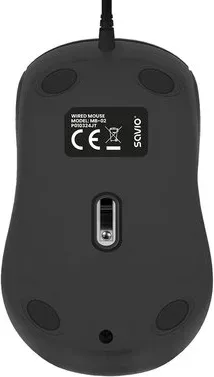 Raton Optico Savio Mb-02 con Cable USB-A 1200 Dpi