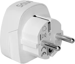 Adaptador Enchufe Viaje Uk a España Savio Ap-02