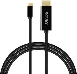 CABLE USB-C a HDMI SAVIO CL-191 2M