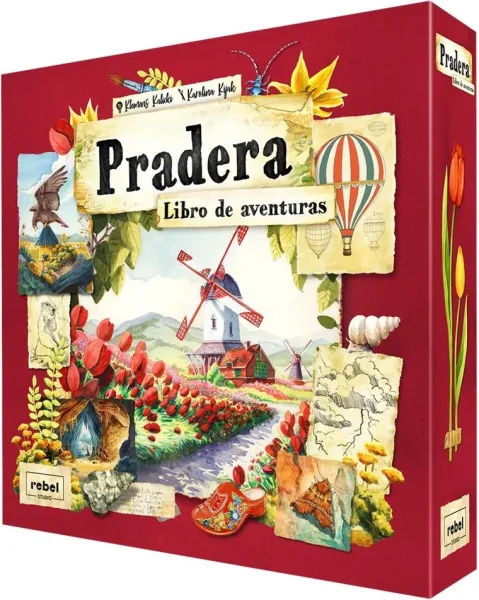 Juego de mesa pradera: libro de aventuras