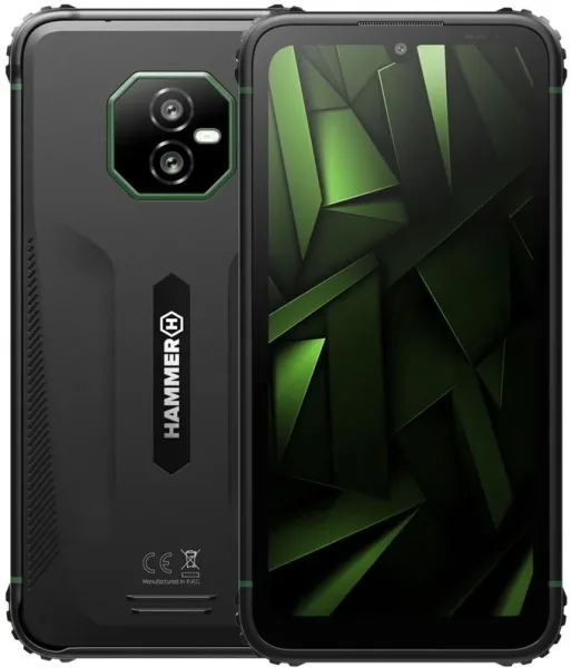 Movil Smartphone Hammer Ranger 4G 6/128Gb Black Green