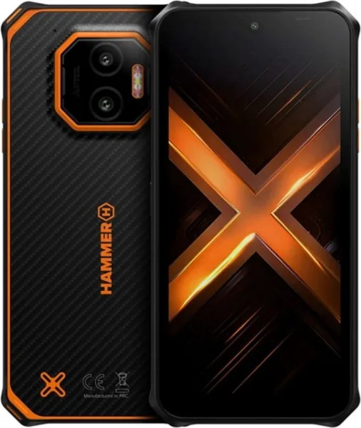 Movil Hammer Energy X2 6+(6)+128Gb Black-Orange