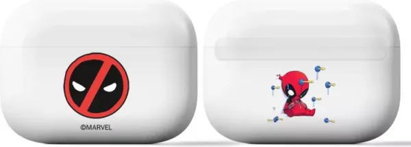 Estuche protector airpods pro ert group deadpool marvel blanco