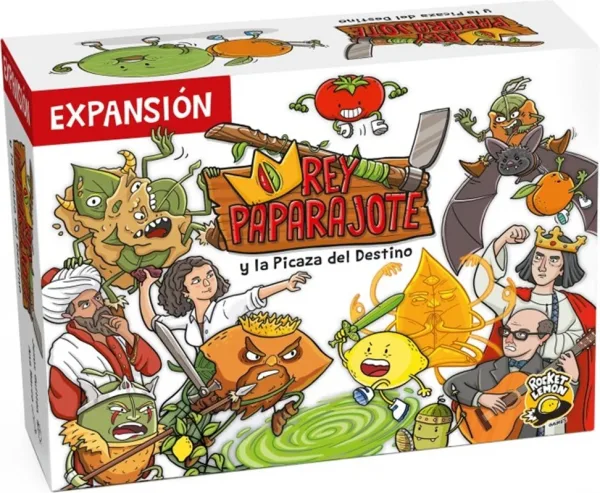 Juego de mesa rey paparajote y la picaza del destino (expansion) pegi 8