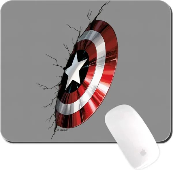 Alfombrilla raton ert group capitan america marvel gris