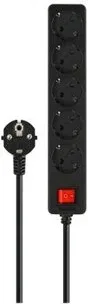 Regleta de 5 Enchufes Savio Lz-15 Black