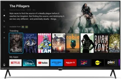 Televisor Sharp 43"43Gk4245E Tivo Tv, 4K Ultra HD, Smart Tv, Active Motion 400, Negro