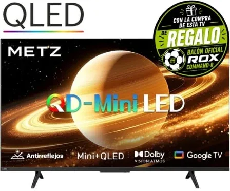 Televisor Metz QLED MiniLED 65MNH7000Z 65"/ Ultra HD 4K/ Smart TV/ WiFi