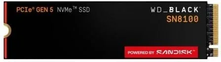 Disco SSD SanDisk WD Black SN8100 1TB/ M.2 2280 PCIe Gen5/ Full Capacity