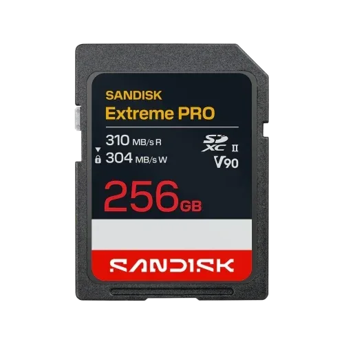SanDisk Extreme PRO SD UHS-II V90 Card - 256GB SDXC
