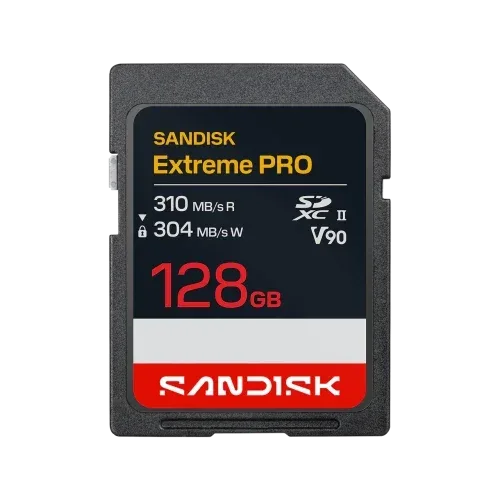 SanDisk Extreme PRO SD UHS-II V90 Card - 128GB SDXC